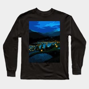 Rice Field - Landscape Long Sleeve T-Shirt